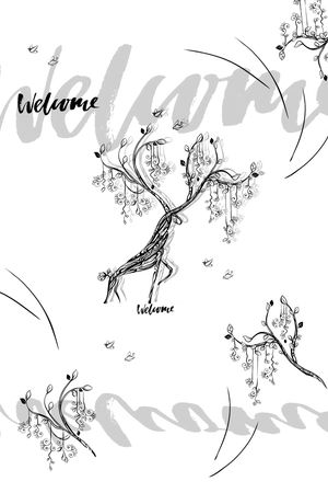 字母印花花型图片