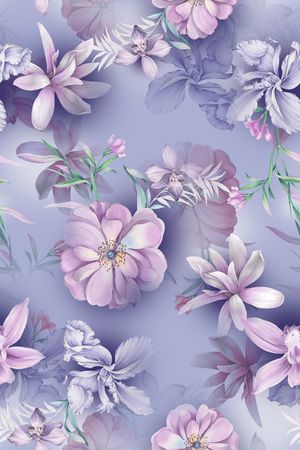 花卉印花花型图片