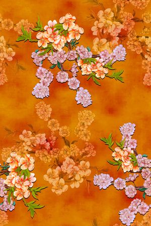 香云纱印花花型图片
