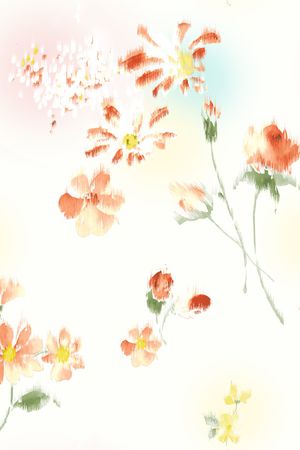 花卉印花花型图片