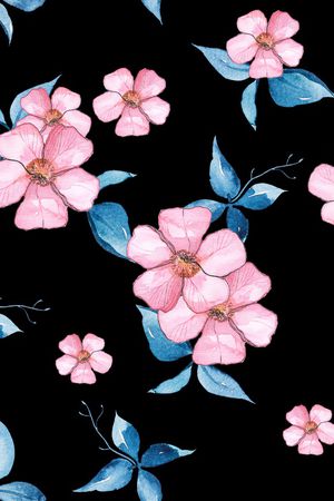 花卉印花花型图片