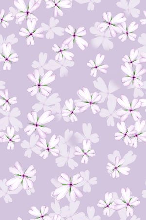 水彩印花花型图片