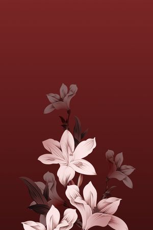 花卉印花花型图片