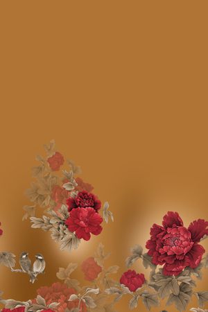 花卉印花花型图片