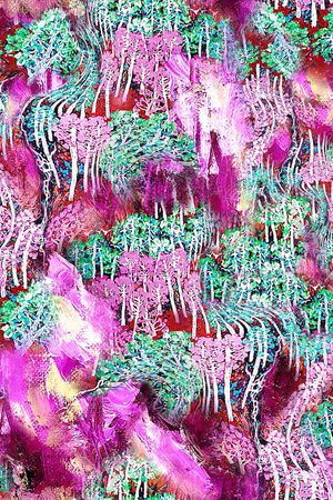 油画印花花型图片
