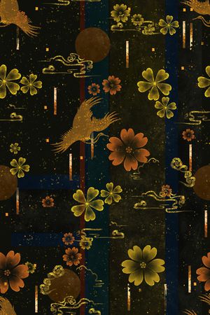 花卉印花花型图片