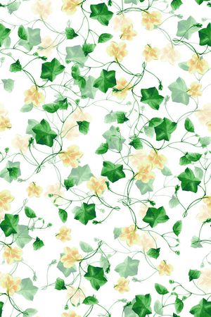 水彩印花花型图片