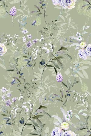 花卉印花花型图片