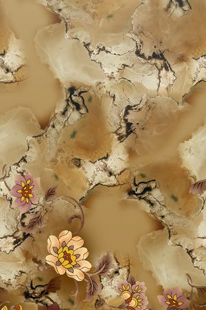 定位花印花花型图片