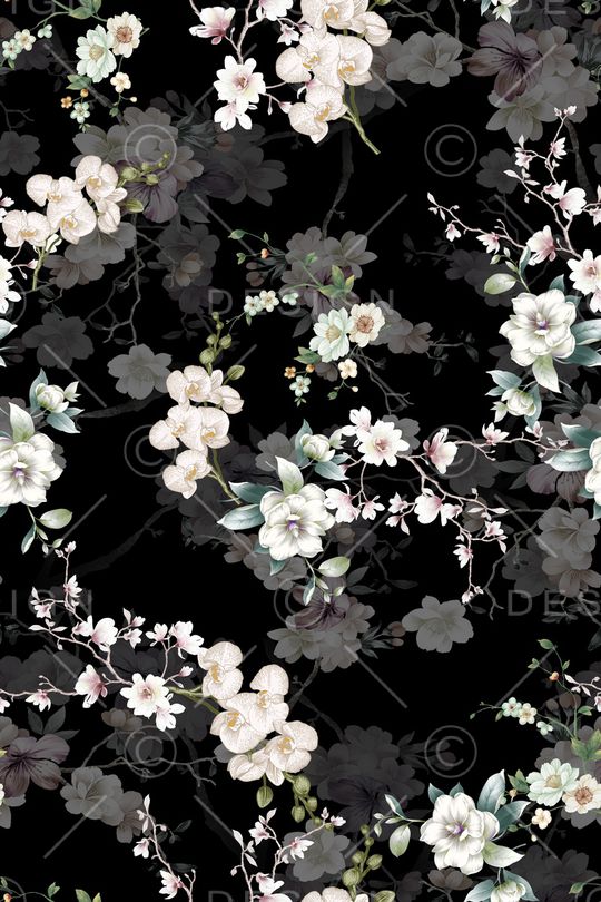 花卉印花花型图片