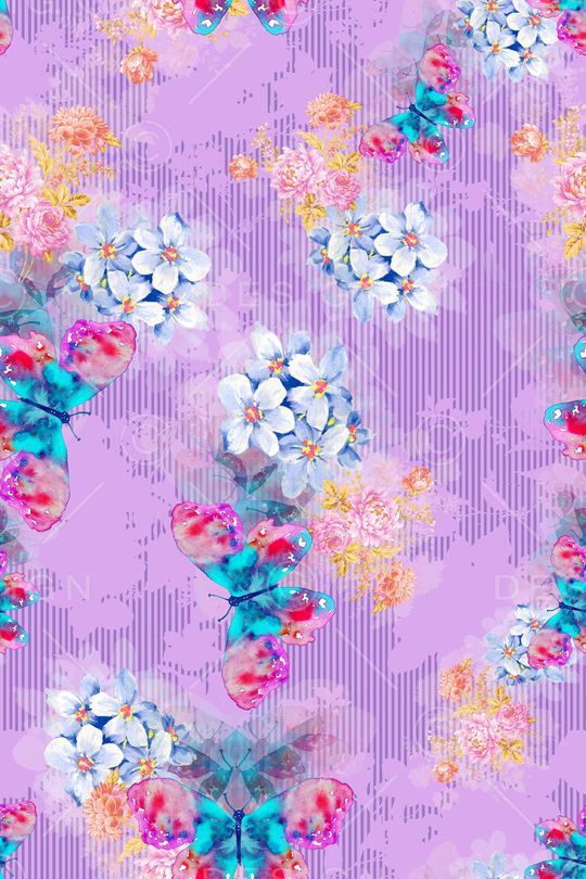 花卉印花花型图片