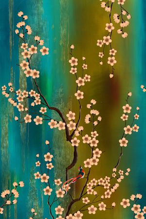 定位花印花花型图片