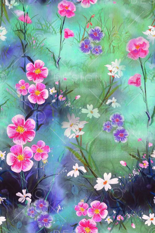 花卉印花花型图片