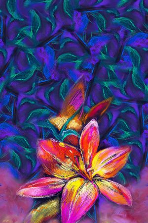 定位花印花花型图片