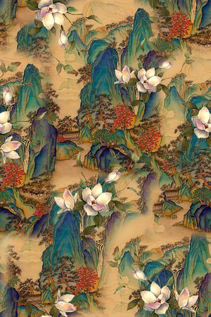 花卉印花花型图片