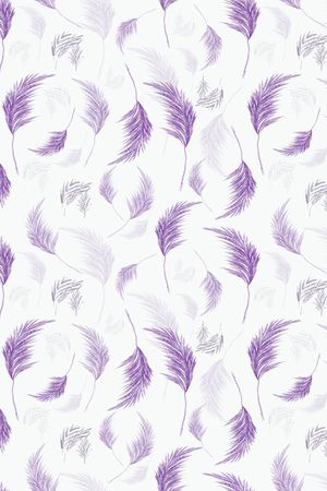 羽毛印花花型图片