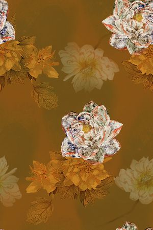 花卉印花花型图片