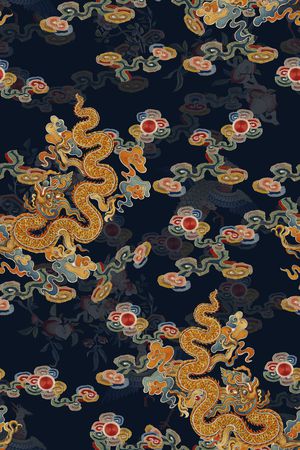 香云纱印花花型图片