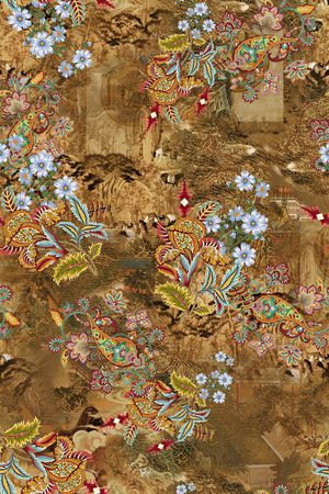 花卉印花花型图片