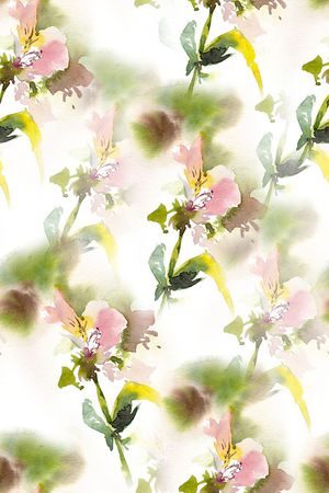 花卉印花花型图片