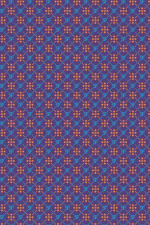 几何印花花型图片