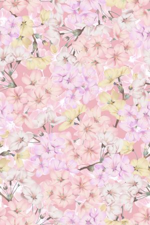 花卉印花花型图片