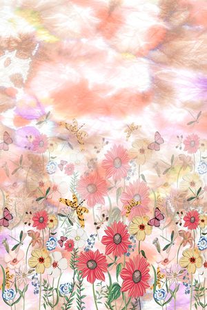 定位花印花花型图片