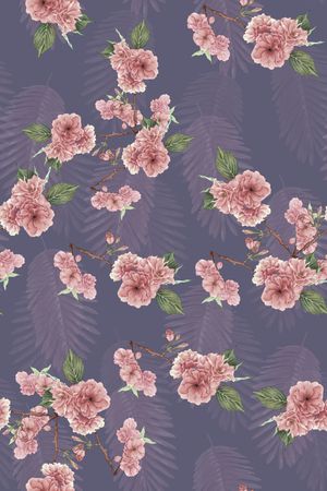 花卉印花花型图片