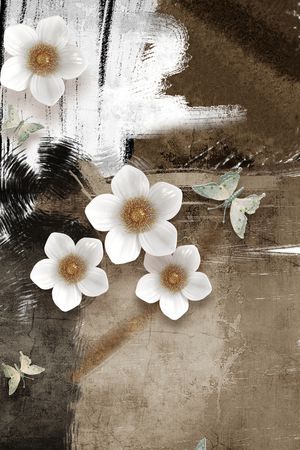 定位花印花花型图片