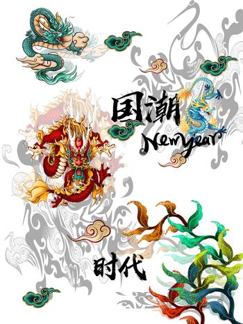 字母印花花型图片
