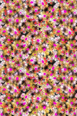 简约印花花型图片
