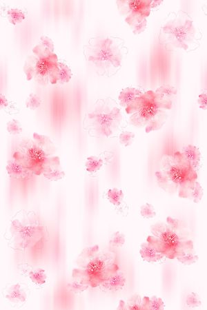 水彩印花花型图片