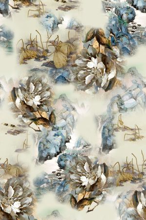 数码花型印花花型图片