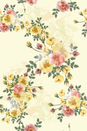 数码花型印花花型图片