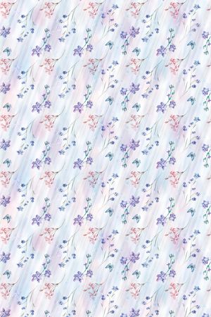 小碎花印花花型图片