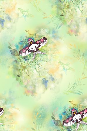 肌理印花花型图片