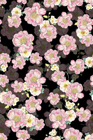 香云纱印花花型图片