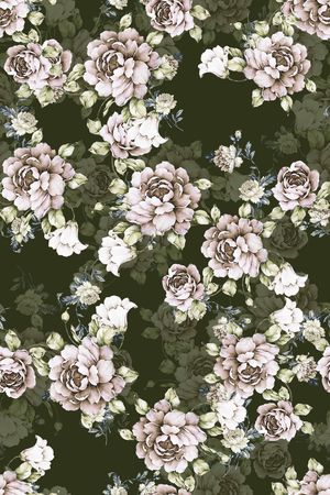 香云纱印花花型图片