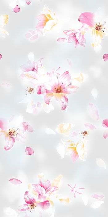 抽象花卉印花花型图片