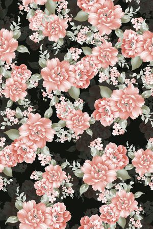 香云纱印花花型图片