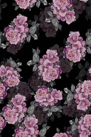 香云纱印花花型图片