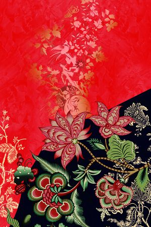 定位花印花花型图片