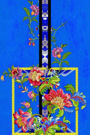定位花印花花型图片