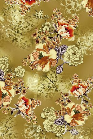 花卉印花花型图片