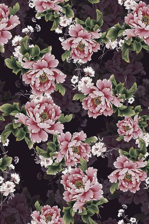 香云纱印花花型图片