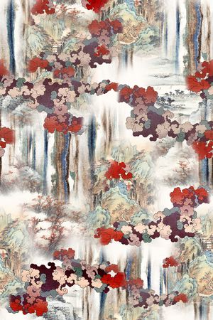 数码花型印花花型图片