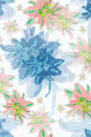 花卉印花花型图片