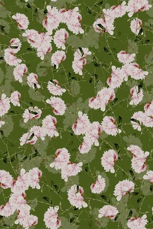 花卉印花花型图片