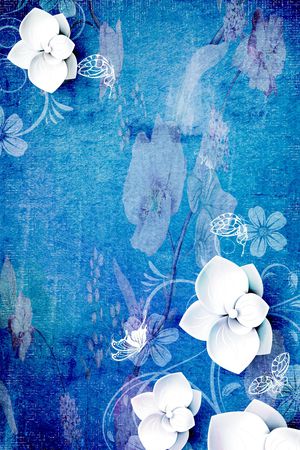 定位花印花花型图片