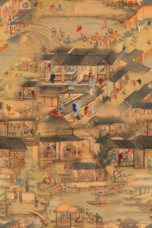 复古印花花型图片